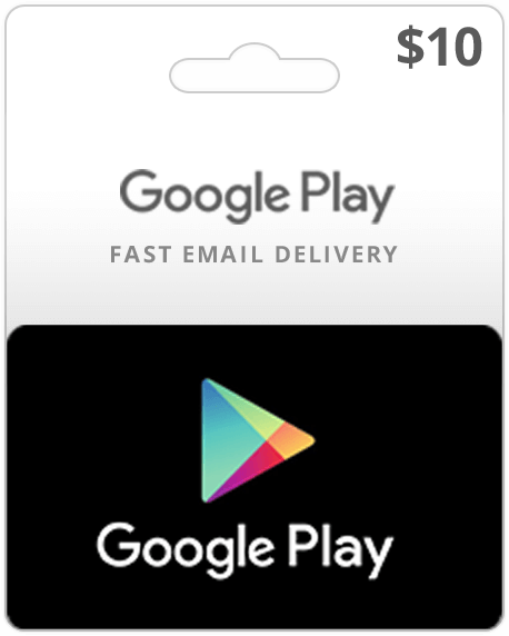 $10 USA Google Play Card (Email Delivery)