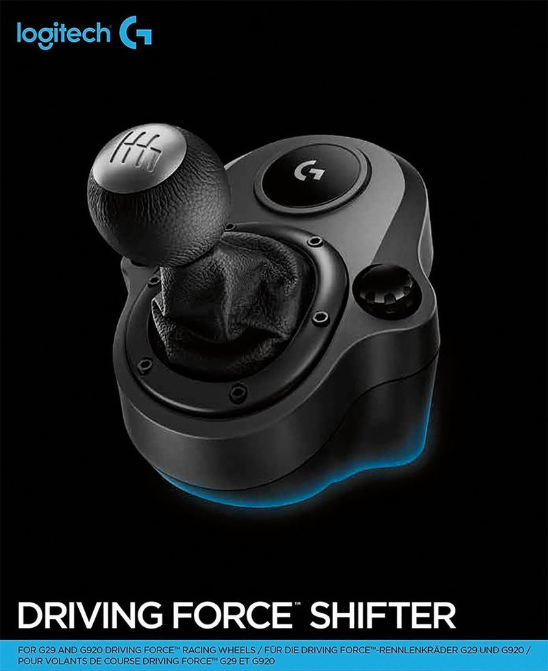 Logitech - Driving Force Shifter for PlayStation 4 & 5 and Xbox Series X|S, Xbox One, - Black/Silver