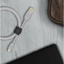 Belkin BoostCharge USB-C to USB-A Braided Charging Cable (Compatible with USB-C Devices) 5FT, Silver