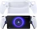 Silicone Case: Shock-Absorption, Anti-Fingerprint, Scratch Resistant, Cover/ Case for Sony Playstation Portal - White - by Qoosea