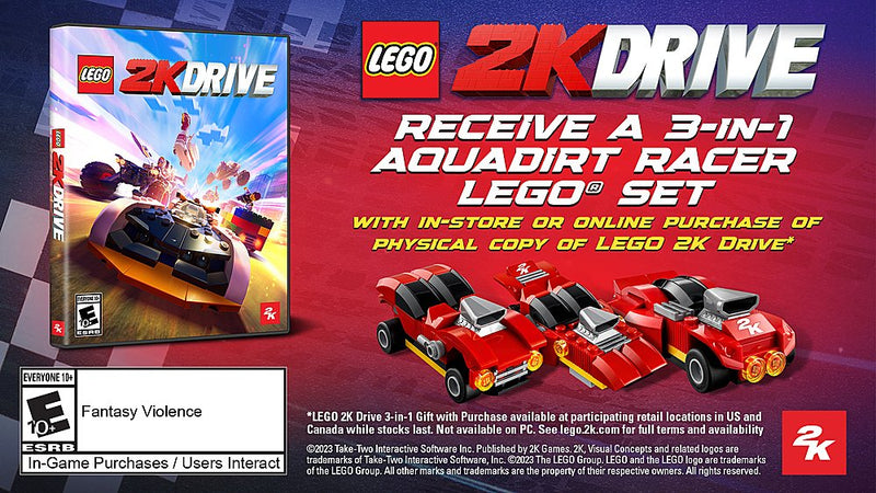LEGO 2K Drive - Nintendo Switch (includes FREE buildable Aquadirt Racer)