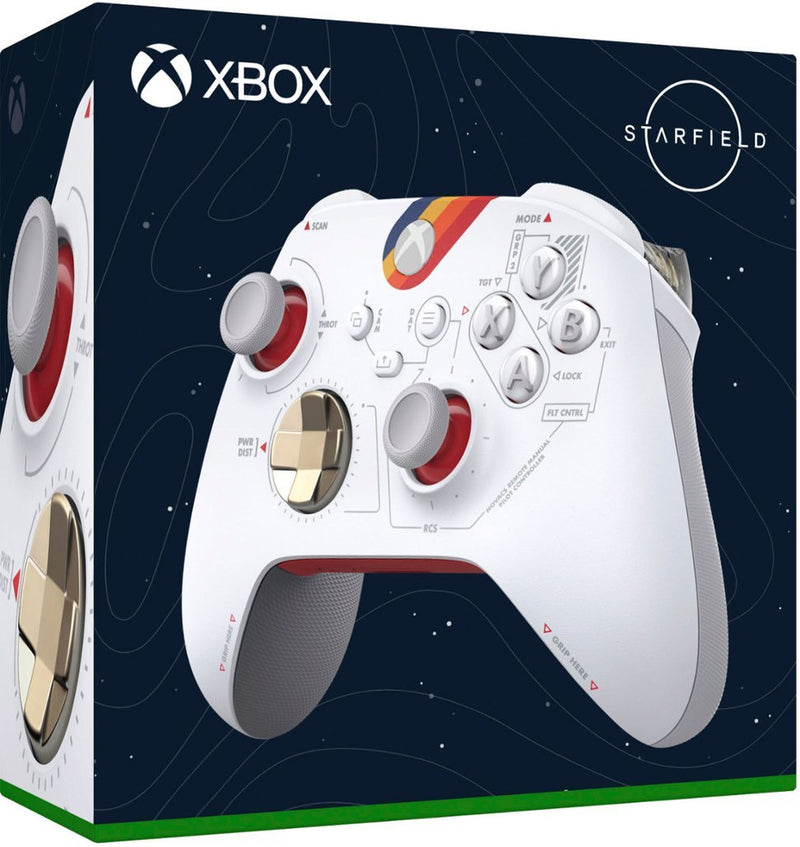 Microsoft - Limited Edition - Starfield Controller for Xbox Series X|S, Xbox One, Windows 10/11, Android and iOS devices