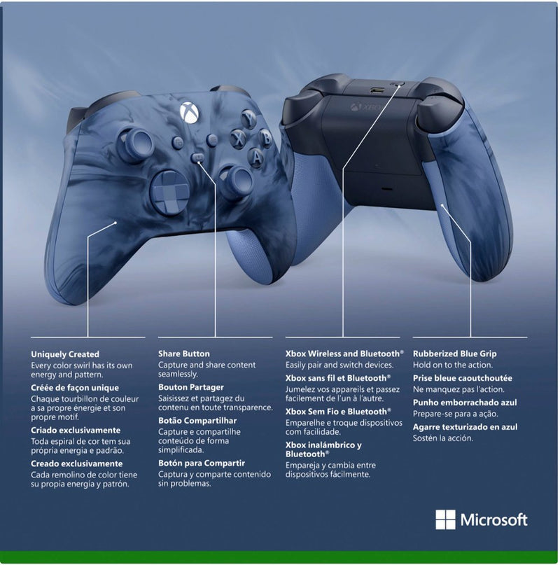 Microsoft - Special Edition - STORMCLOUD VAPOR Controller for Xbox Series X|S, Xbox One, Windows 10/11, Android and iOS devices