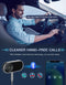 RINDOR Aux FM Bluetooth Transmitter for Car, Bluetooth Aux Adapter Input with microSD Card Slot, Wireless Calling with Bluetooth 5.0, Hi-fi Music, Dual Connection, Auto-Reconnect