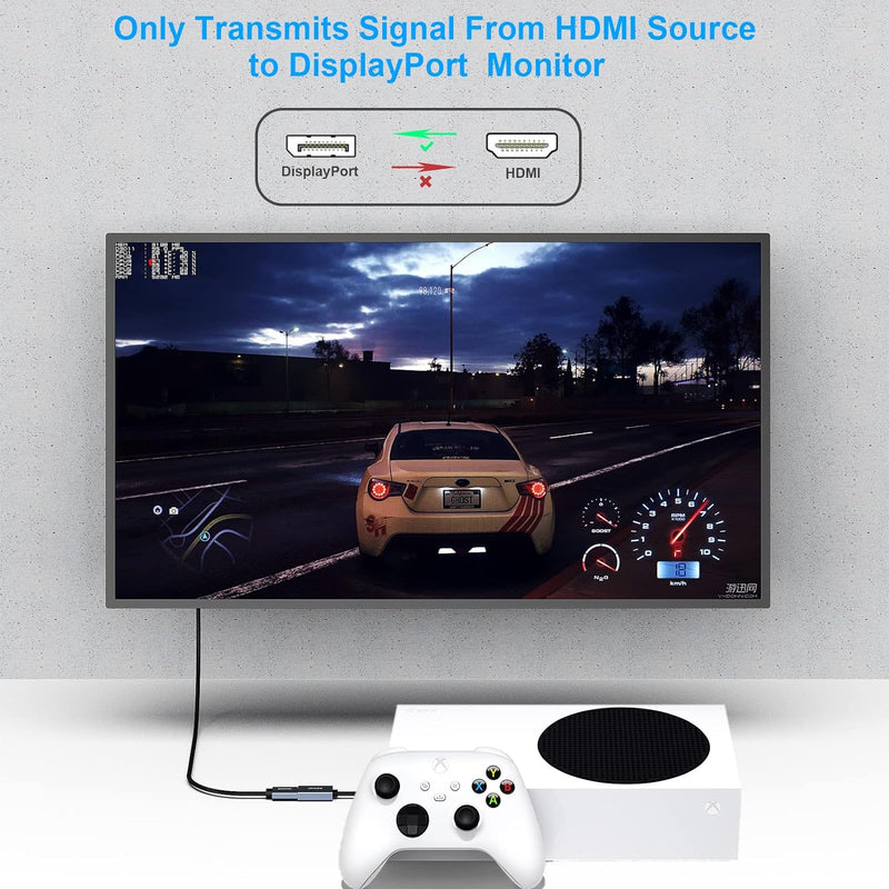 HDMI to DisplayPort Adapter by BENFEI (for PS5/ PC)