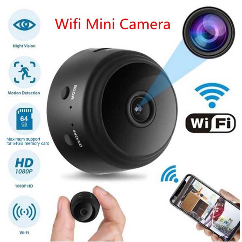 👀 A9 1080p Wireless Mini WIFI Camera With Night Vision And Recording 👀