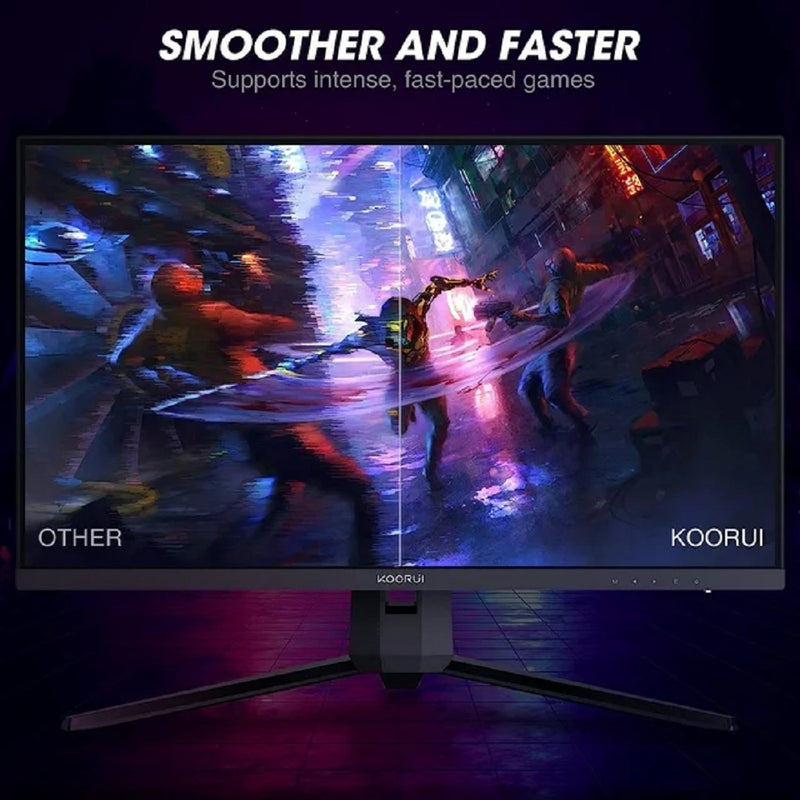 KOORUI 27 inch 144Hz 1ms 2K QHD (2560x1440) Gaming Monitor, with HDMI/ DisplayPort, Adaptive Sync, VA Panel Technology