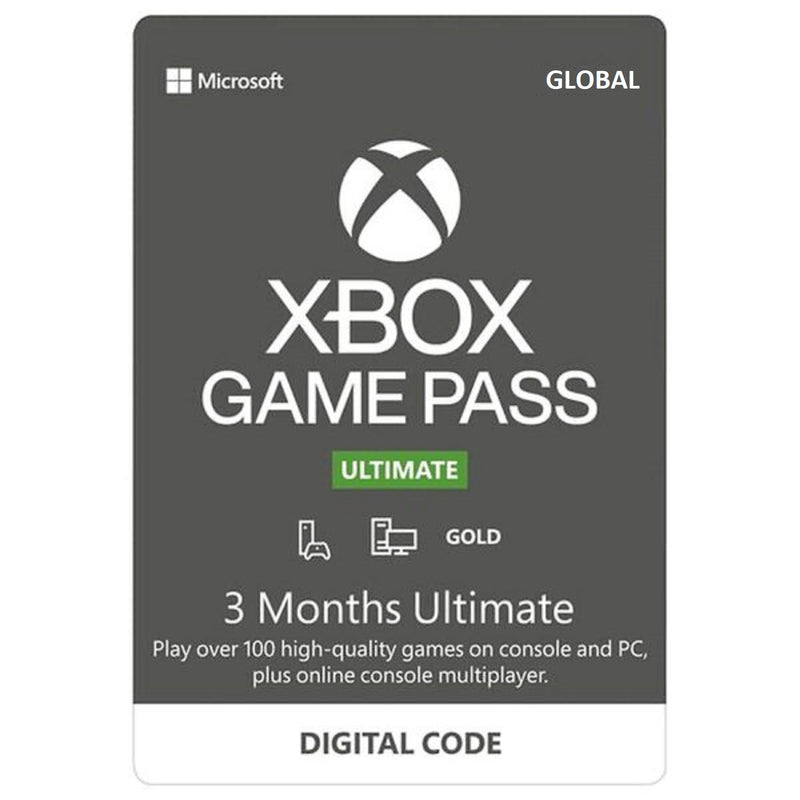 Xbox Game Pass Ultimate - 3 month membership - GLOBAL - Digital Code