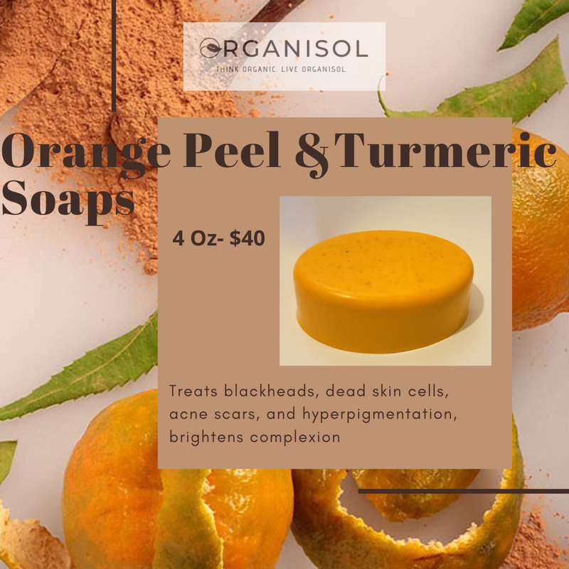 Orange Peel & Turmeric Soap
