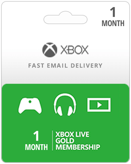 1 Month Xbox Live Gold Subscription (Email Delivery)