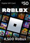 Roblox Gift Cards - ROBUX [Digital Download Codes]