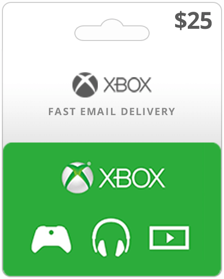 $25USD Xbox Gift Card (Email Delivery)
