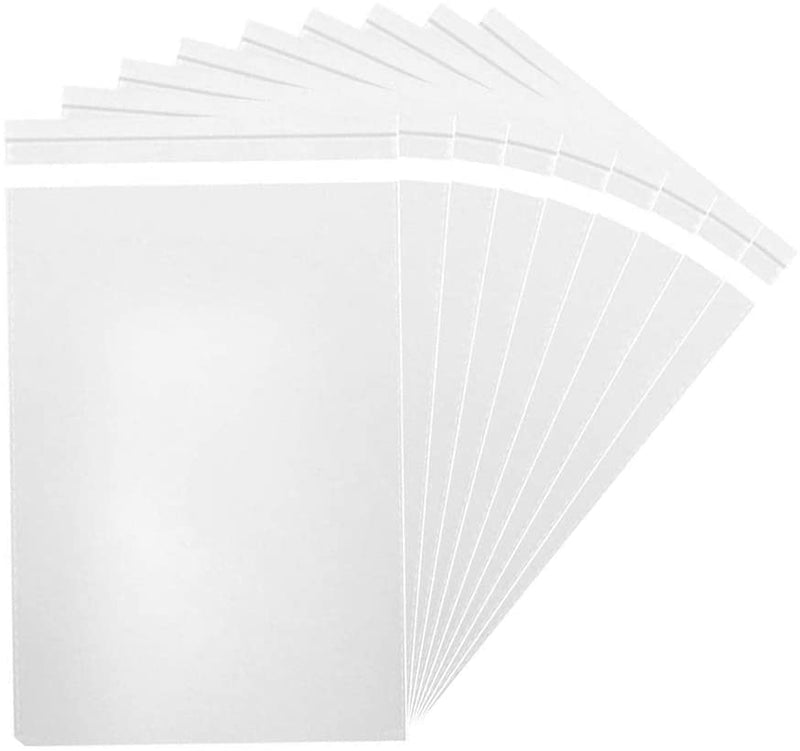50 Pcs Clear Self Sealing Cello Bags - 4 X 6 Inches