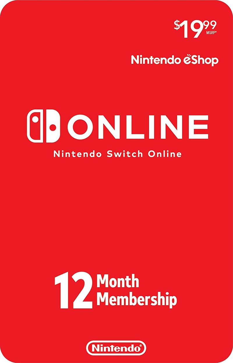 Nintendo Switch Online 12-Month Membership (Individual or Family) - [Digital Code]
