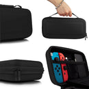 Orzly Carry Case Compatible with Nintendo Switch and New Switch OLED Console - Black - Protective Hard Portable Travel Carry Case Shell. Pouch with Pockets for Accessories and Games