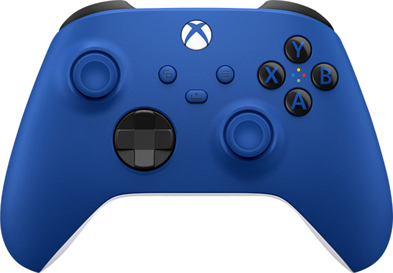 Microsoft Shock Blue Controller for Xbox Series X|S and Xbox One (Latest Model)