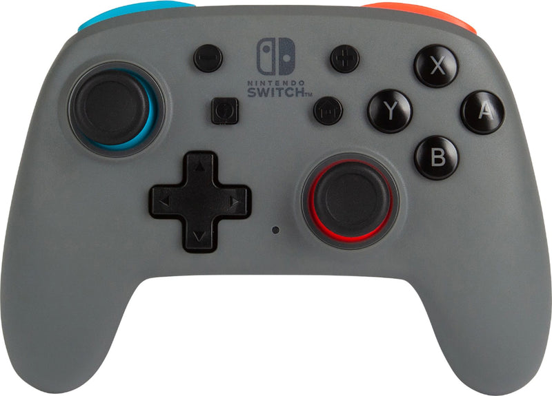 PowerA - Nano Enhanced Wireless Controller for Nintendo Switch - Nano Gray-Neon
