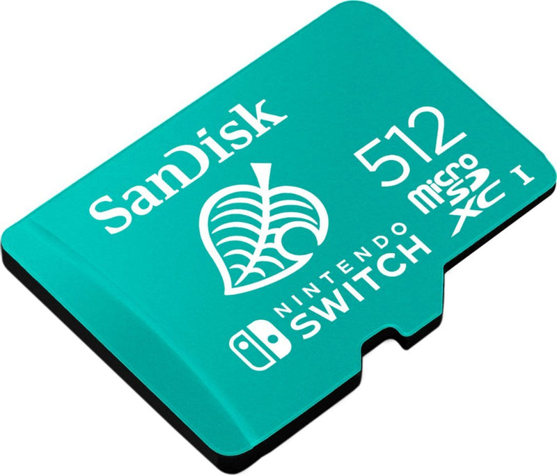 SanDisk - 512GB microSDXC UHS-I Memory Card – Officially licensed for Nintendo Switch