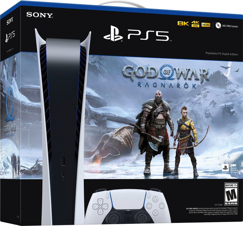 PlayStation 5 Digital Edition – God of War Ragnarök Bundle (PS5)