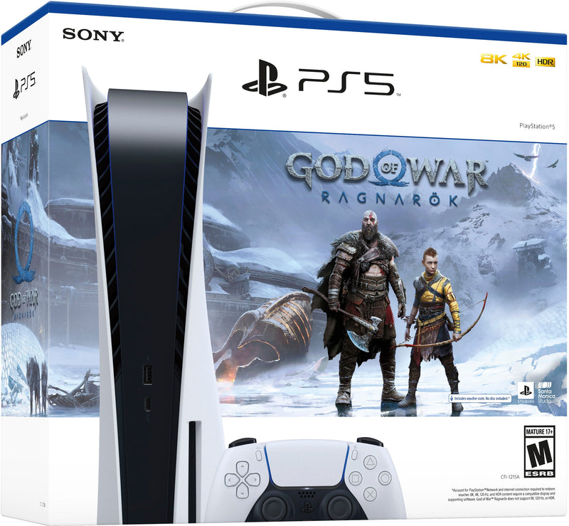 PlayStation 5 Console (Disc) - God of War Ragnarök Bundle (PS5)