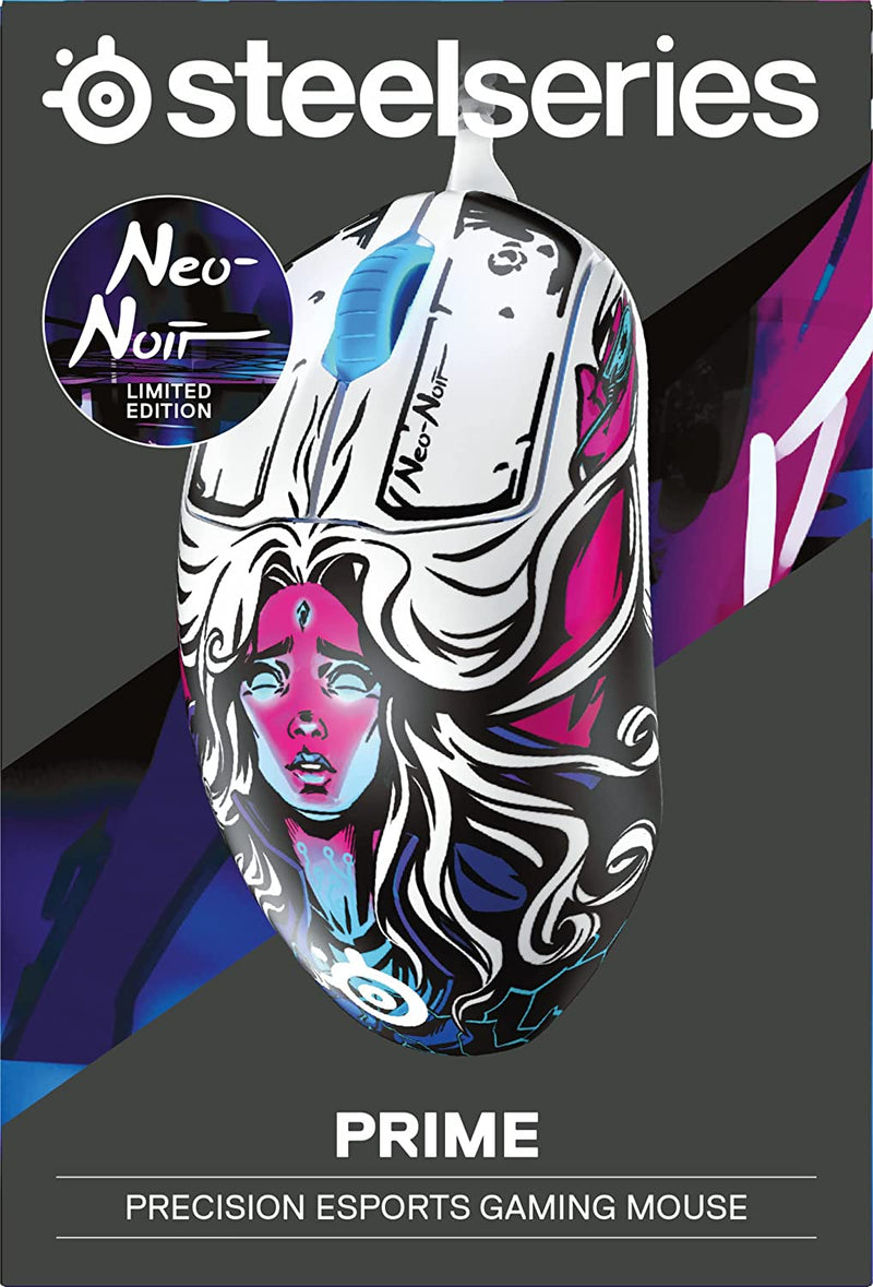 SteelSeries Prime Pro Series Gaming Mouse: NEO NOIR Limited Edition