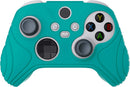 PlayVital Samurai Edition Aqua Green Anti-Slip Controller Grip Silicone Skin with White Thumb Stick Caps for Xbox Series S/X Controller (by eXtremeRate)
