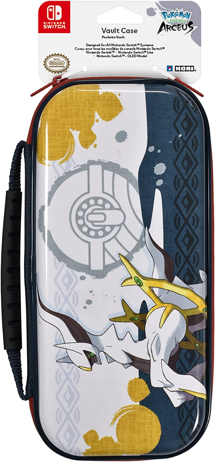 HORI Pokemon Legends: Arceus Premium Vault Case - Designed for Nintendo Switch OLED, V2 & Switch Lite - Officially Licensed by Nintendo