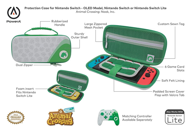 Animal Crossing: Nook Inc. Protection Case for Nintendo Switch - OLED Model, V2 and Switch Lite – by Power-A