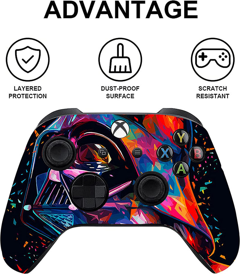 Star Wars themed Xbox Series X Skin Set, Protective Faceplate - designed for Xbox Series X Console and Controllers