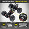 LAEGENDARY RC Car - Off Road Remote Control Car for Adults & Kids, Waterproof All Terrain 4x4 Truck w/ 2 Batteries - 1:16 Scale, Brushless, Black – Yellow
