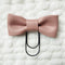 Classic Bow Paperclip in Dusty Rose