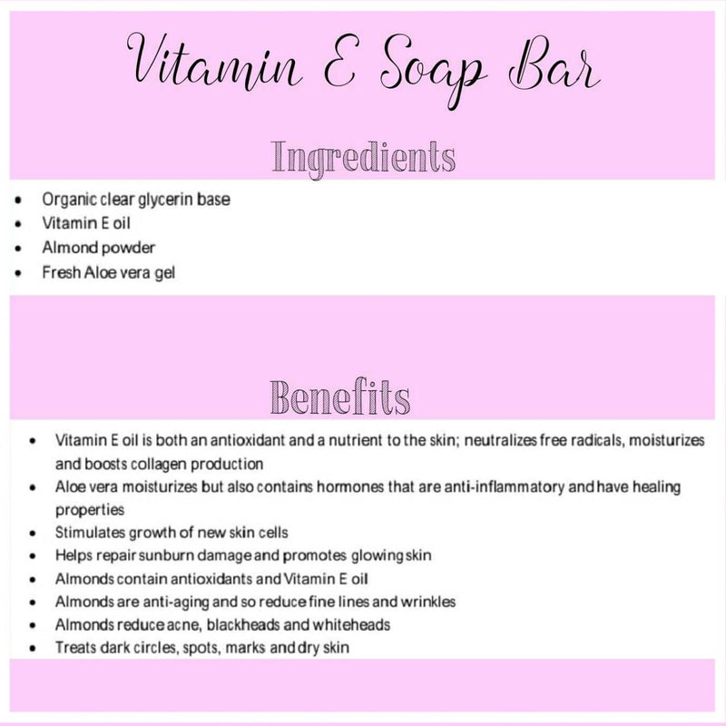 Vitamin E Body and Facial Soap