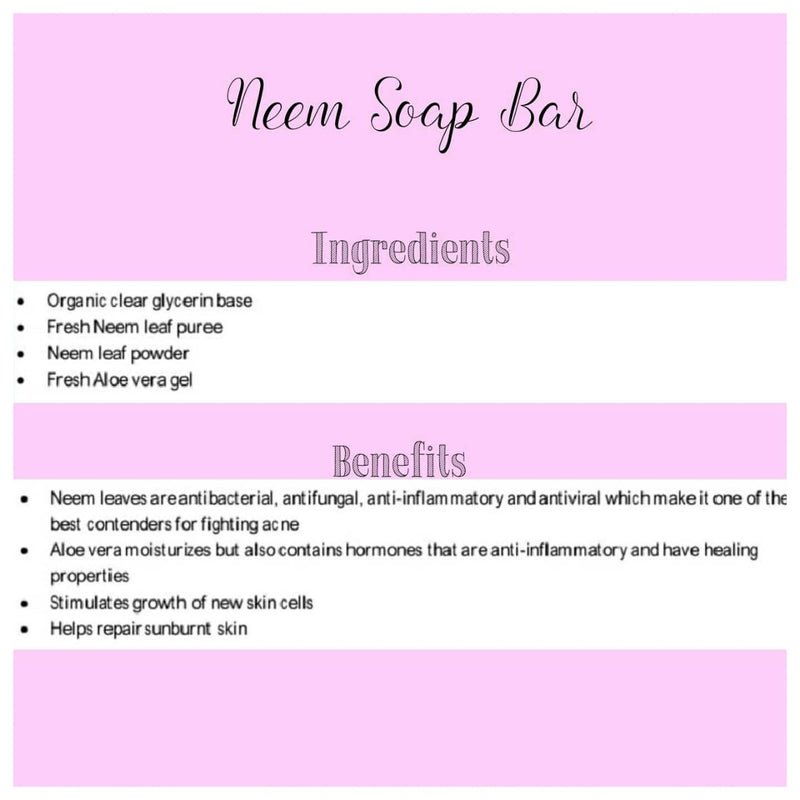Neem Body and Facial Soap