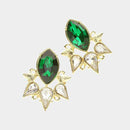 Marquis Statement Stud Earring