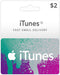 $2 Itunes gift card