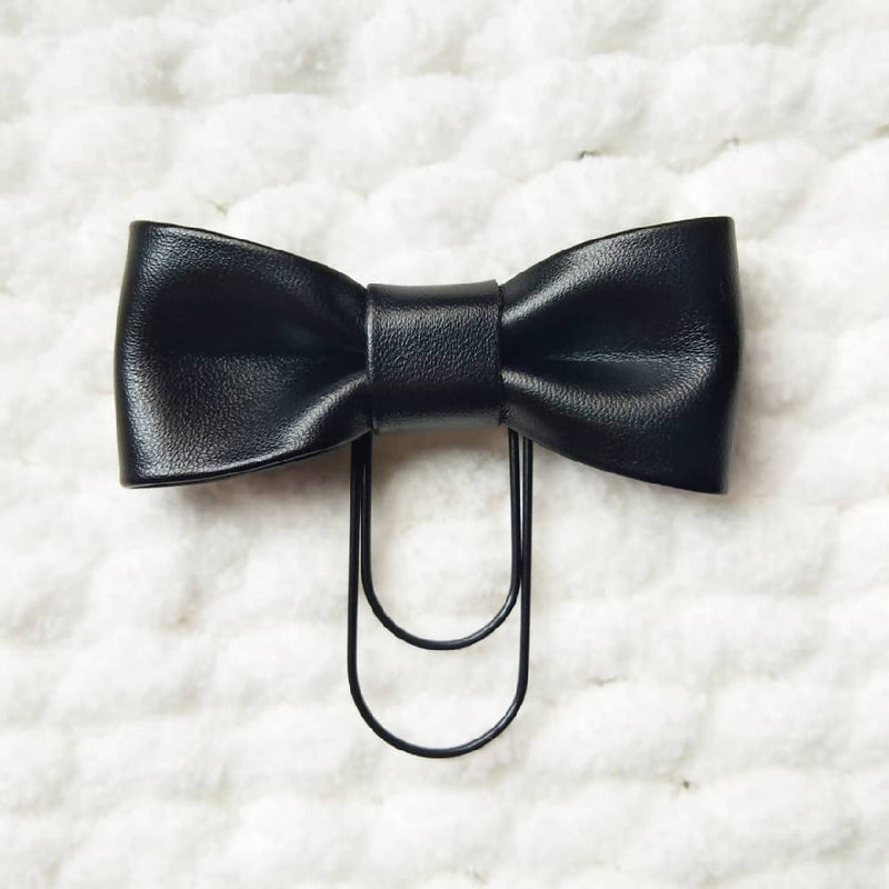 Classic Bow Paperclip in Black