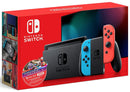 Nintendo Switch Bundle: Nintendo Switch V2 Console with Blue & Red Joy-Cons + Mario Kart 8 Deluxe (Full Game Download) + 3 Month Nintendo Switch Online Individual Membership