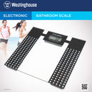 WESTINGHOUSE ELECTRONIC BATHROOM SCALE BLACK W/DOTS $175
